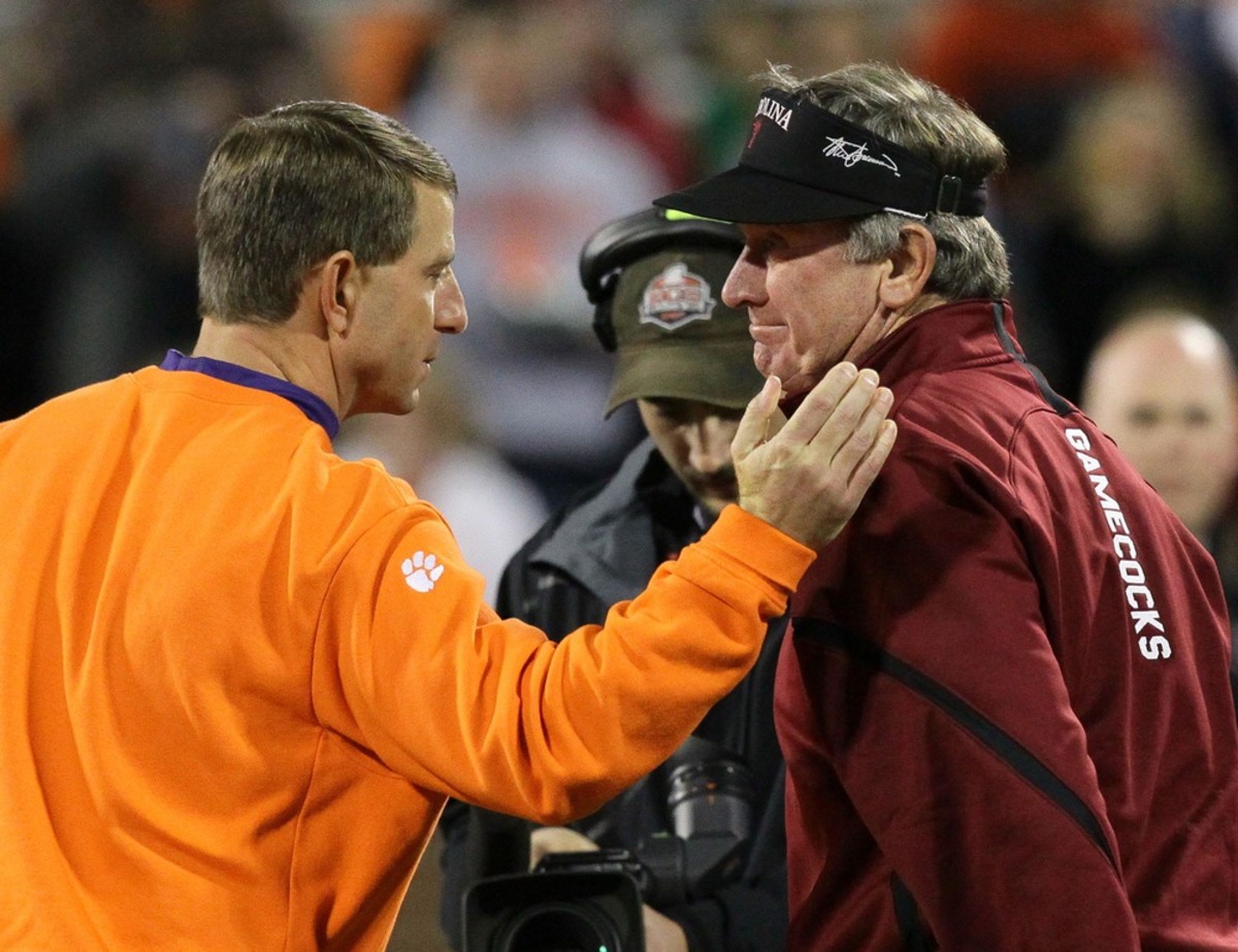 Dabo Swinney and Steve Spurrier