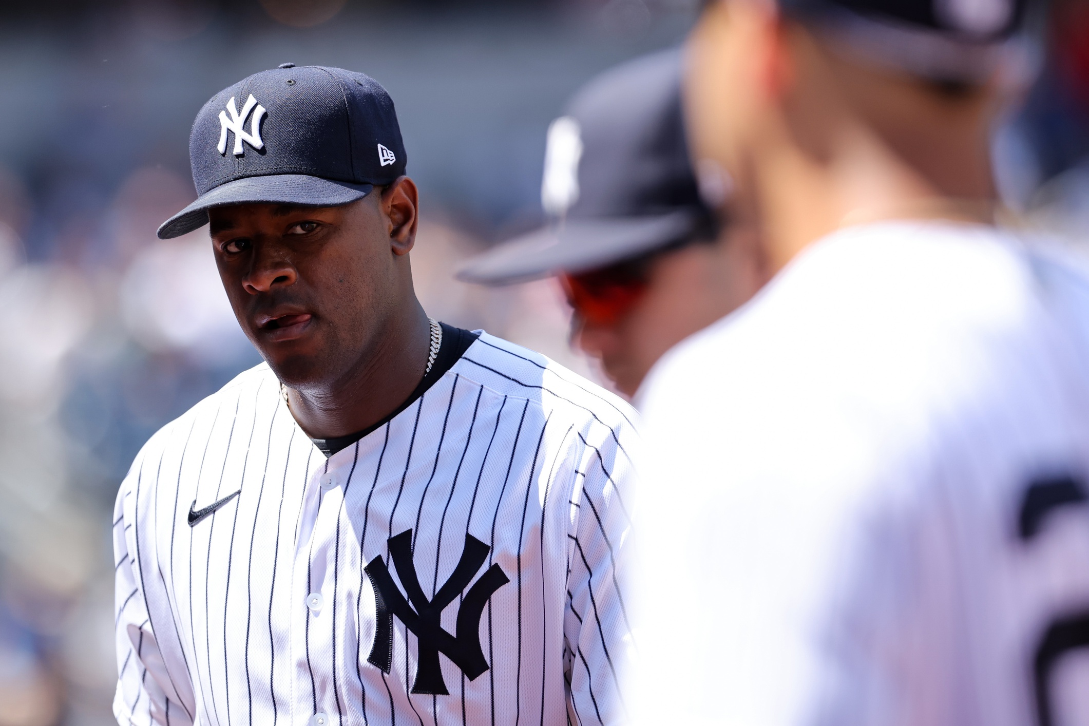 Yankees' Luis Severino explains jawing with Blue Jays' dugout 