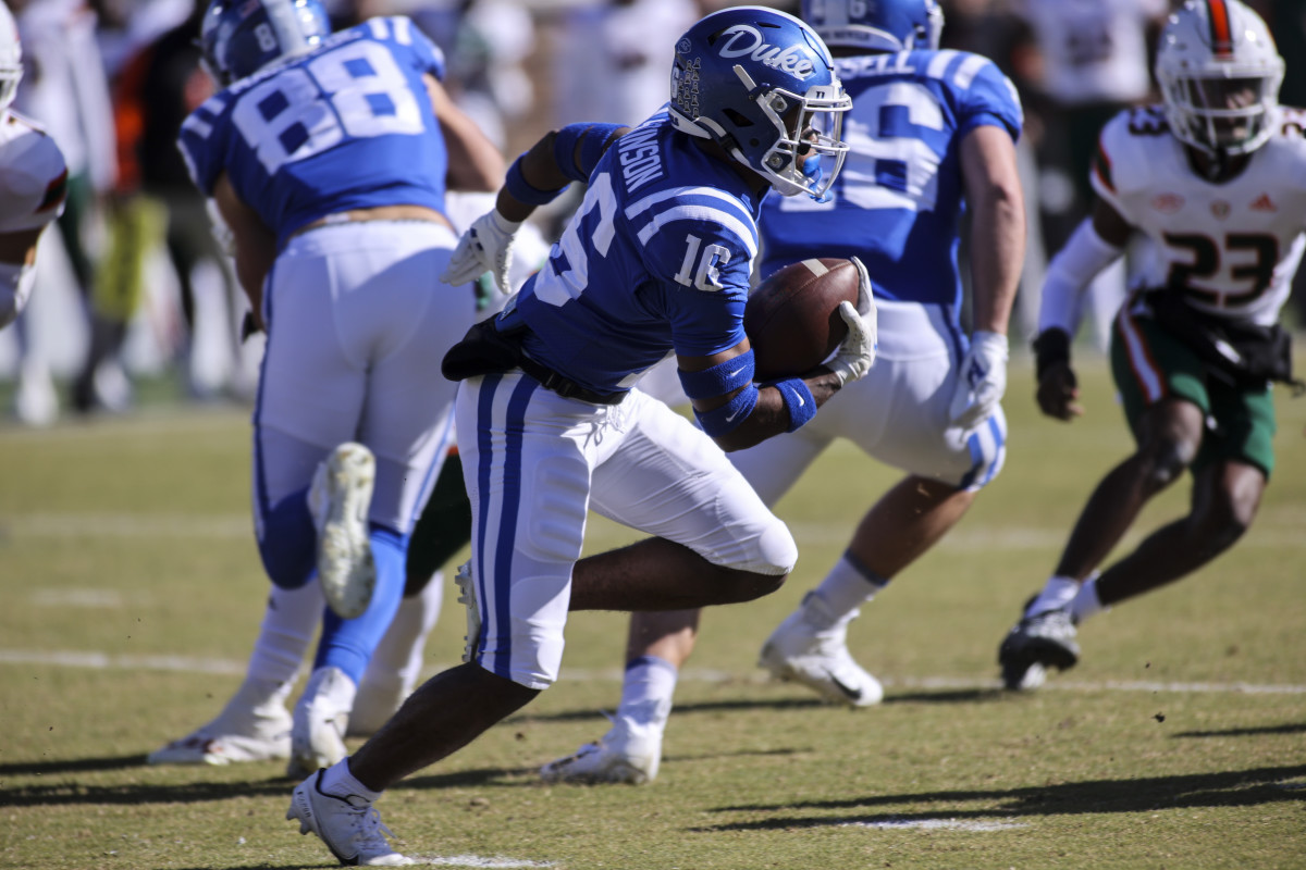 Duke Defensive Back Jaylen Stinson