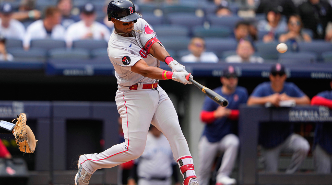 Red Sox’s Jeter Downs Hits First Career Homer at Yankee Stadium ...