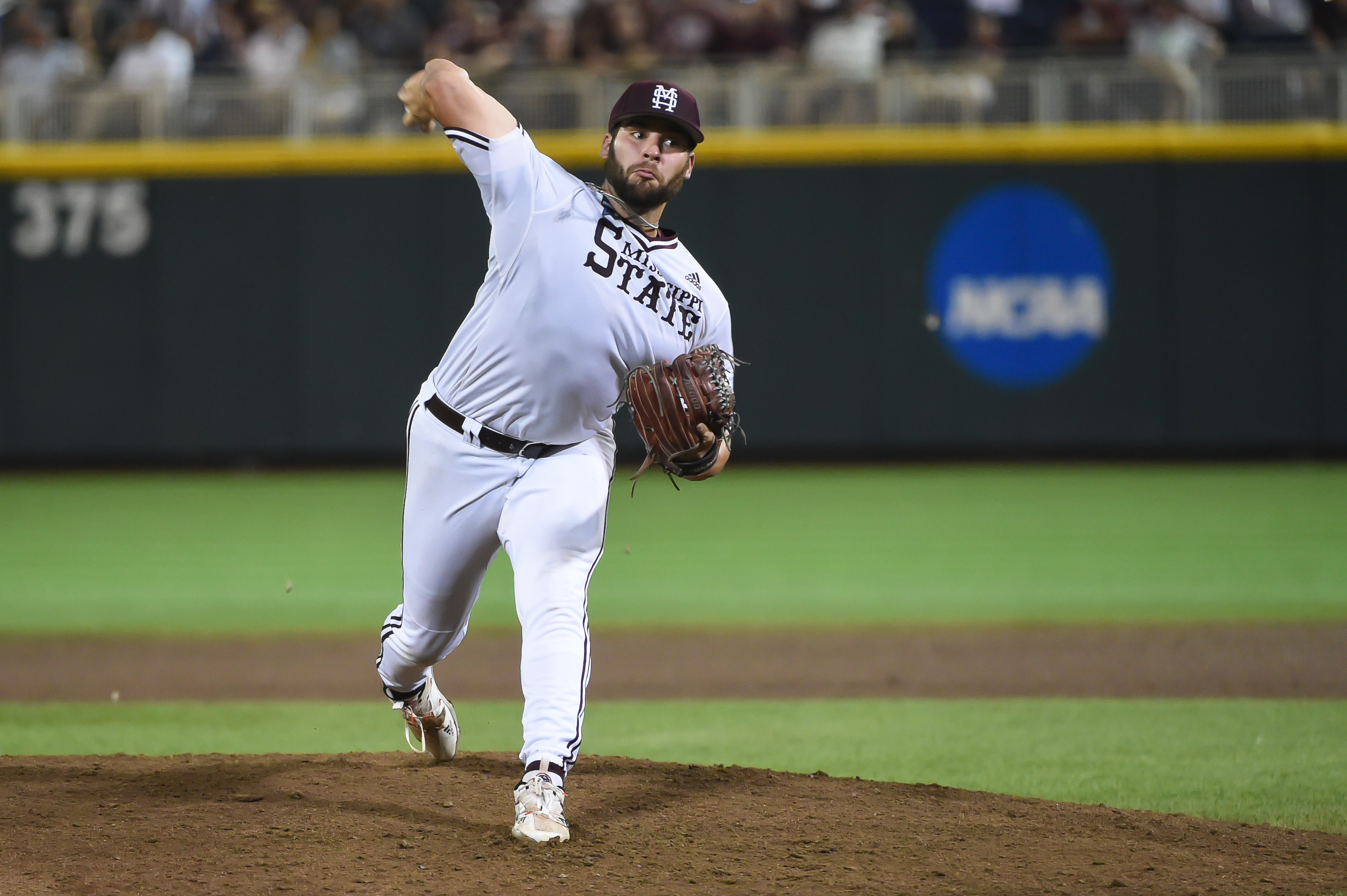 Mississippi State Bulldogs pitcher Preston Johnson, outfielder