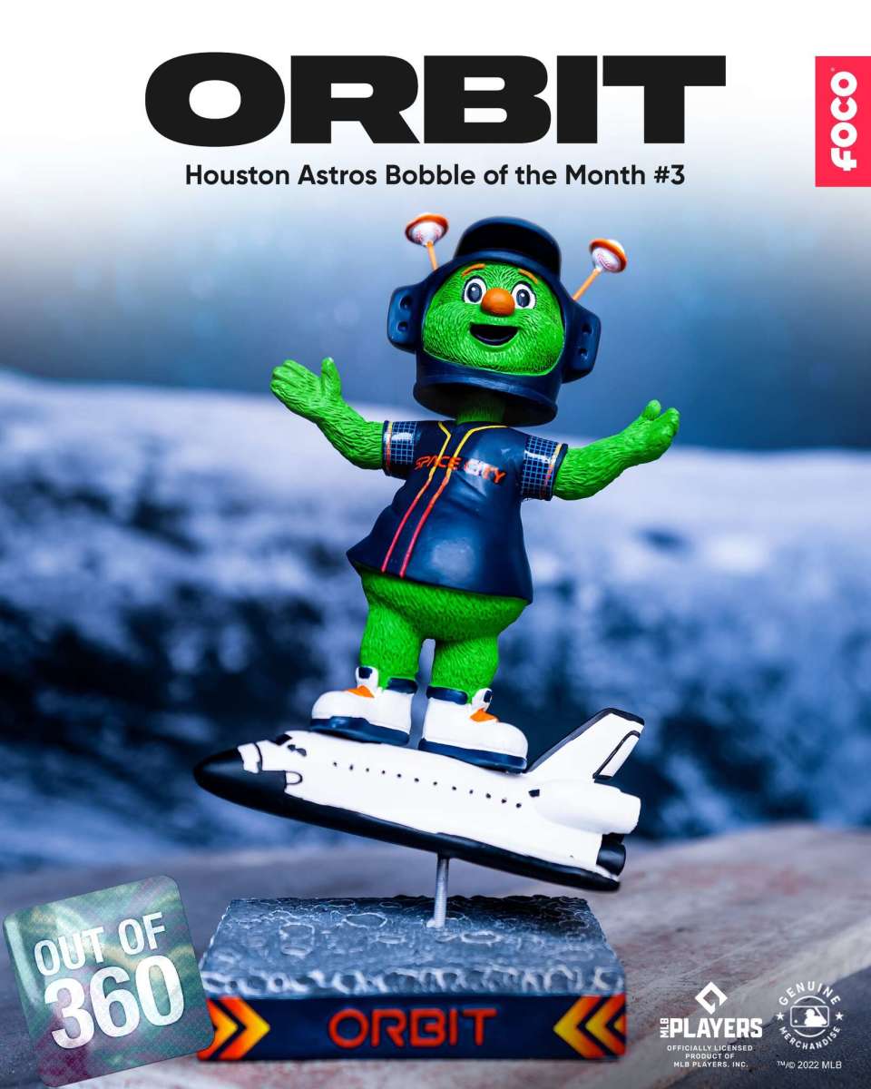 FOCO USA Releases Exclusive Orbit Mascot Houston Astros Bobblehead
