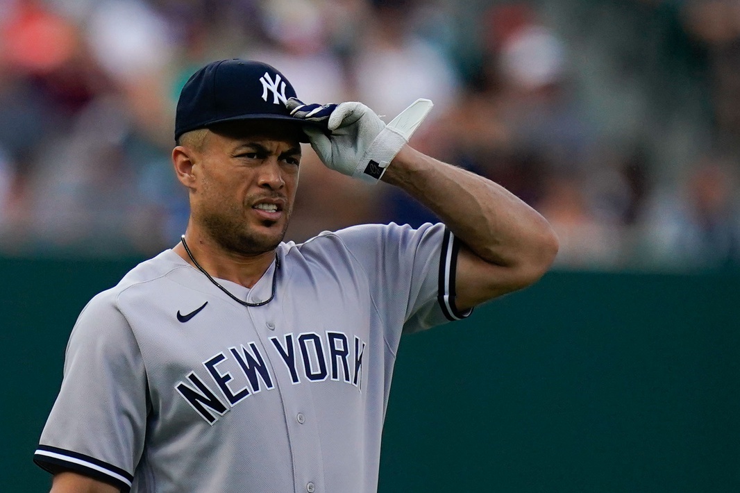Yankees place Giancarlo Stanton on 10-day IL, recall Tim Lo women's yankees  jersey castro