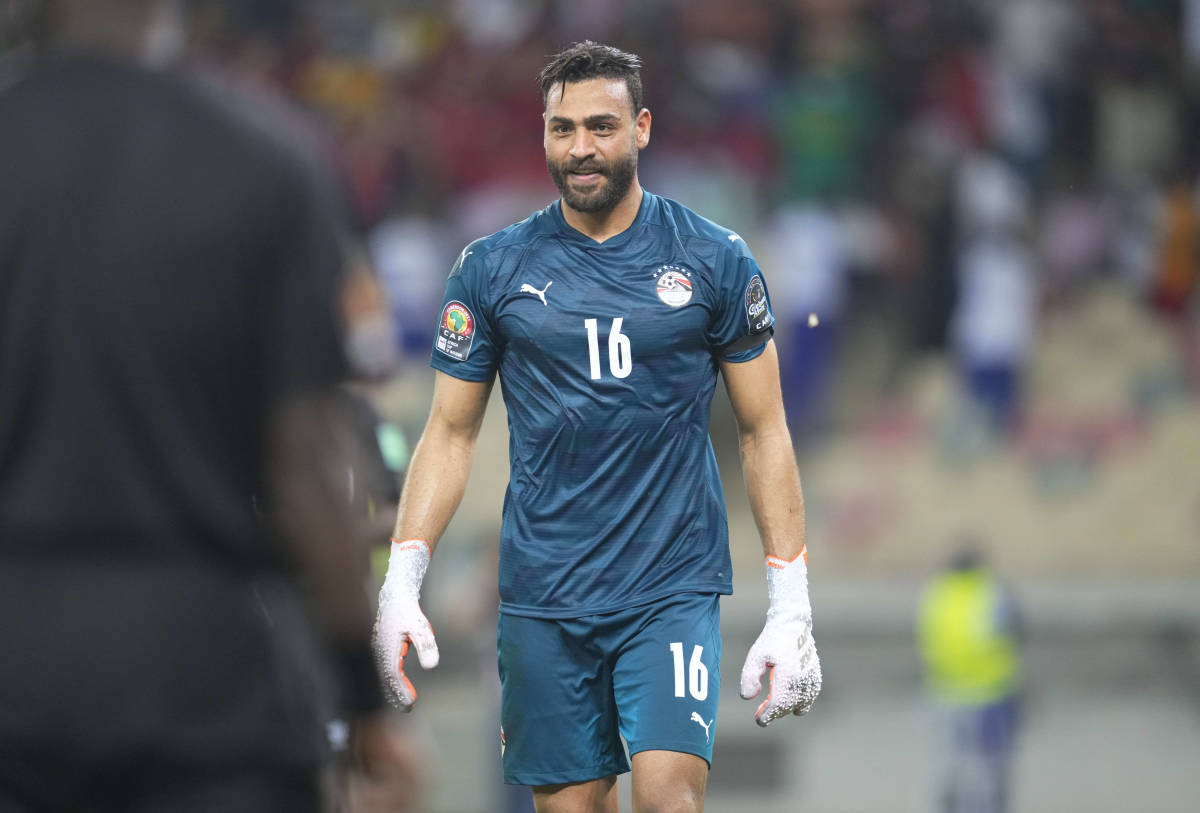 Egypt goalkeeper Mohamed Abou Gabal at AFCON 2021