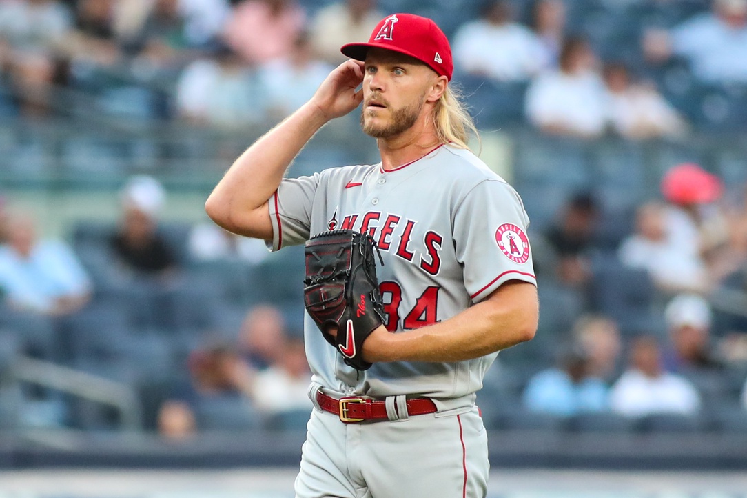 Angels' pitcher Noah Syndergaard hit hard in return to New York, Yankees  win series opener