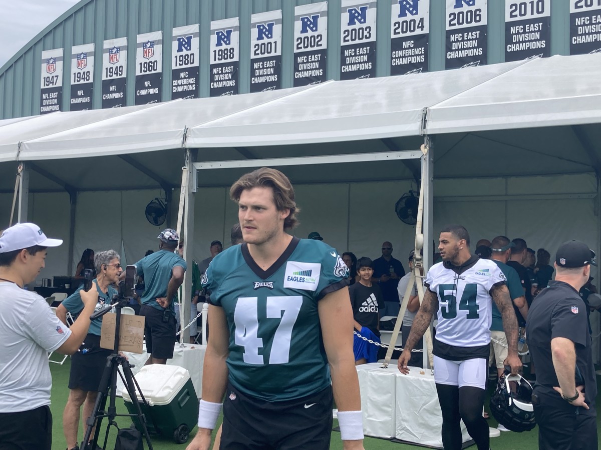 Eagles training camp: Grant Calcaterra ready for Year 2 jump? – NBC Sports  Philadelphia