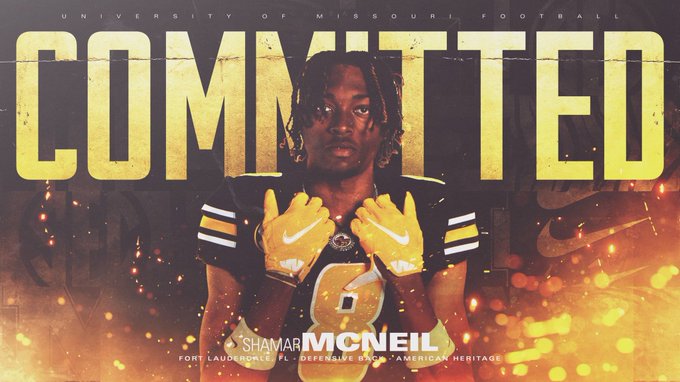 Mizzou Lands Commitment From Priority CB Shamar McNeil