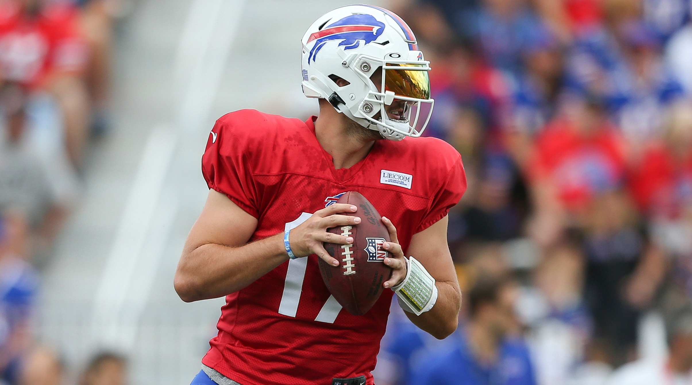 Bills' Josh Allen embraces training camp hits, challenges