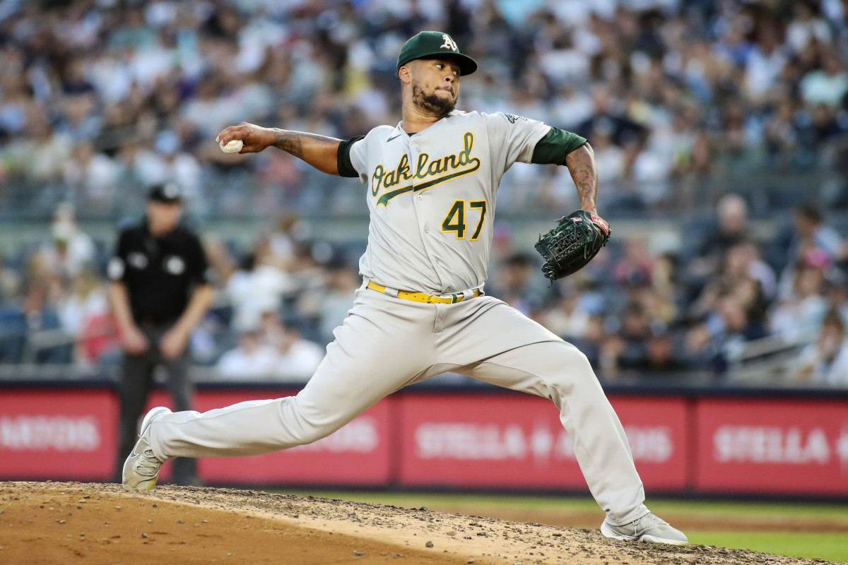 Closer Lou Trivino is A's top bullpen trade candidate