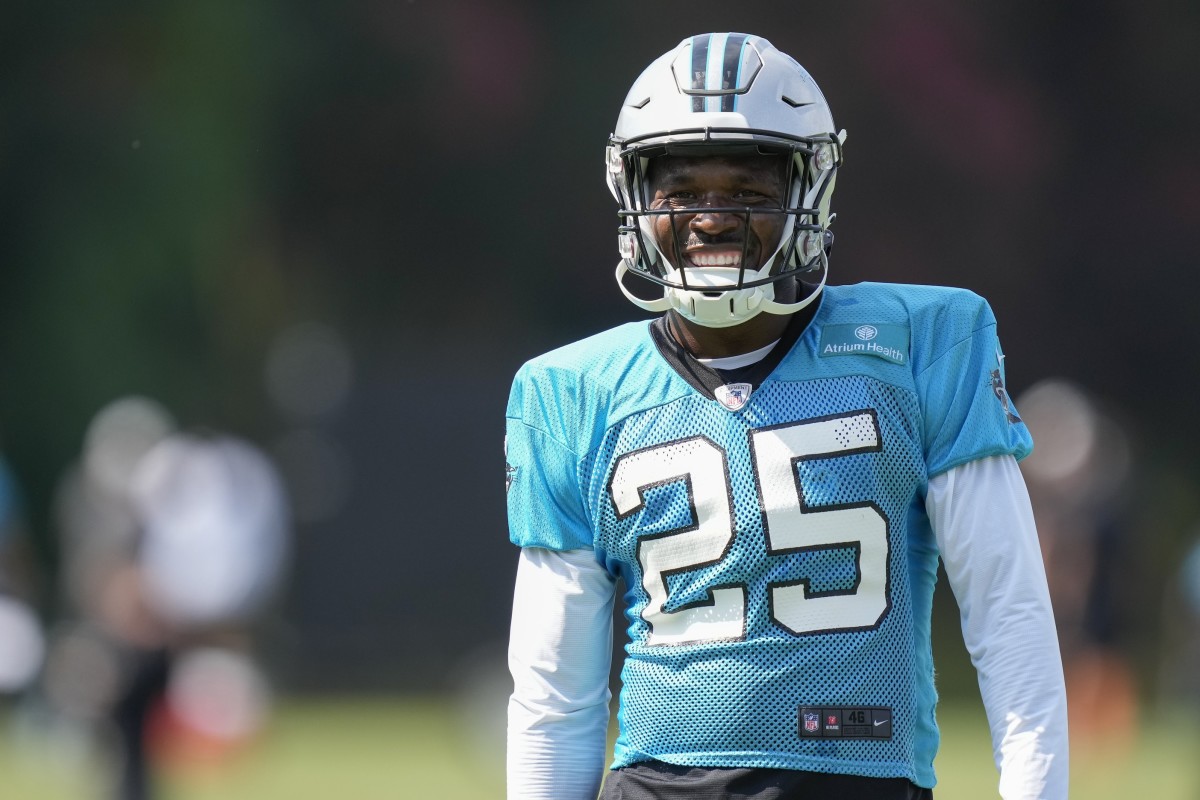 Carolina Panthers safety Xavier Woods during the game against the