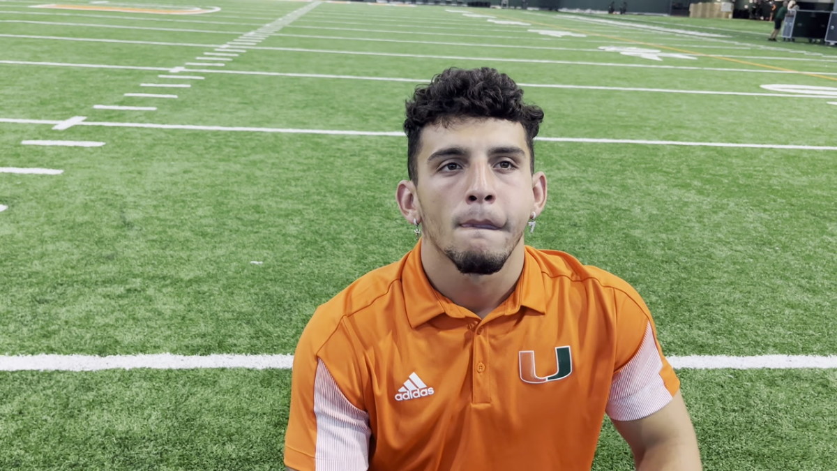 Xavier Restrepo Loves Competition in Miami Hurricanes' WR Room All