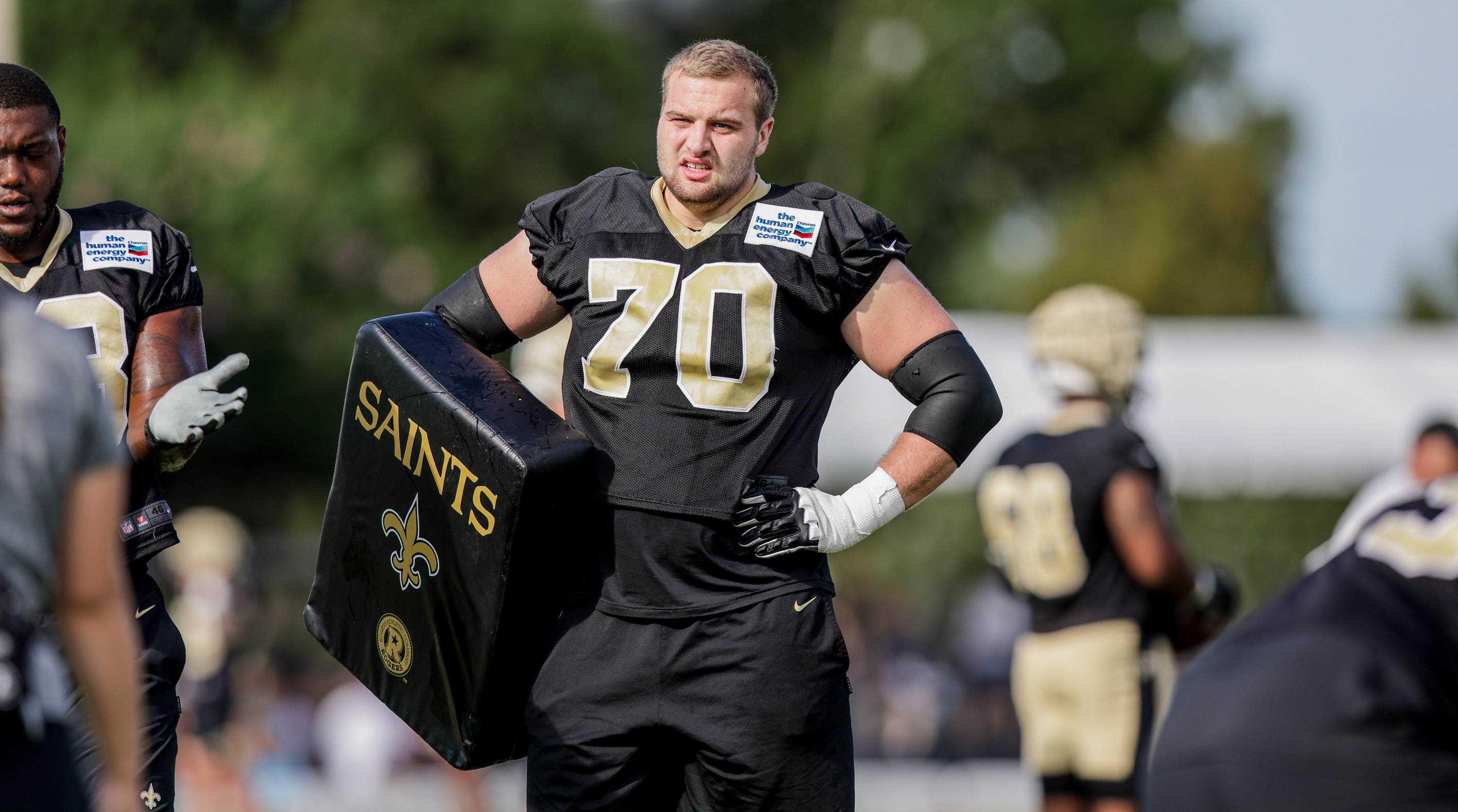 Saints OL Trevor Penning booted from practice after starting fight for  third straight day