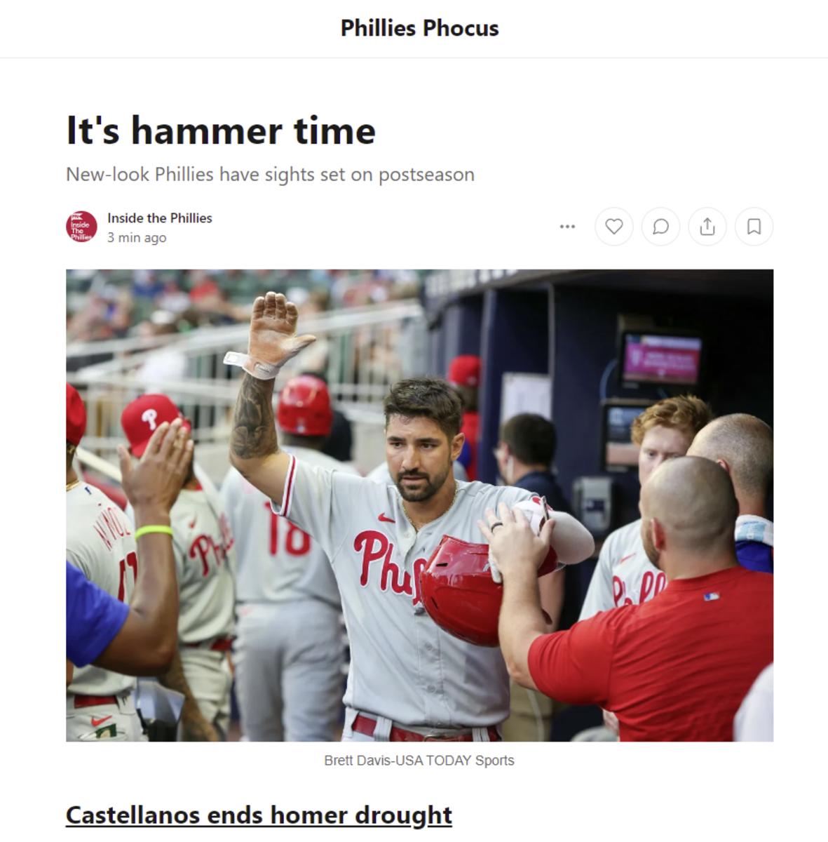 Philadelphia Phillies Phocus Newsletter: Houston Astros, We (Don't) Have a  Problem - Sports Illustrated Inside The Phillies