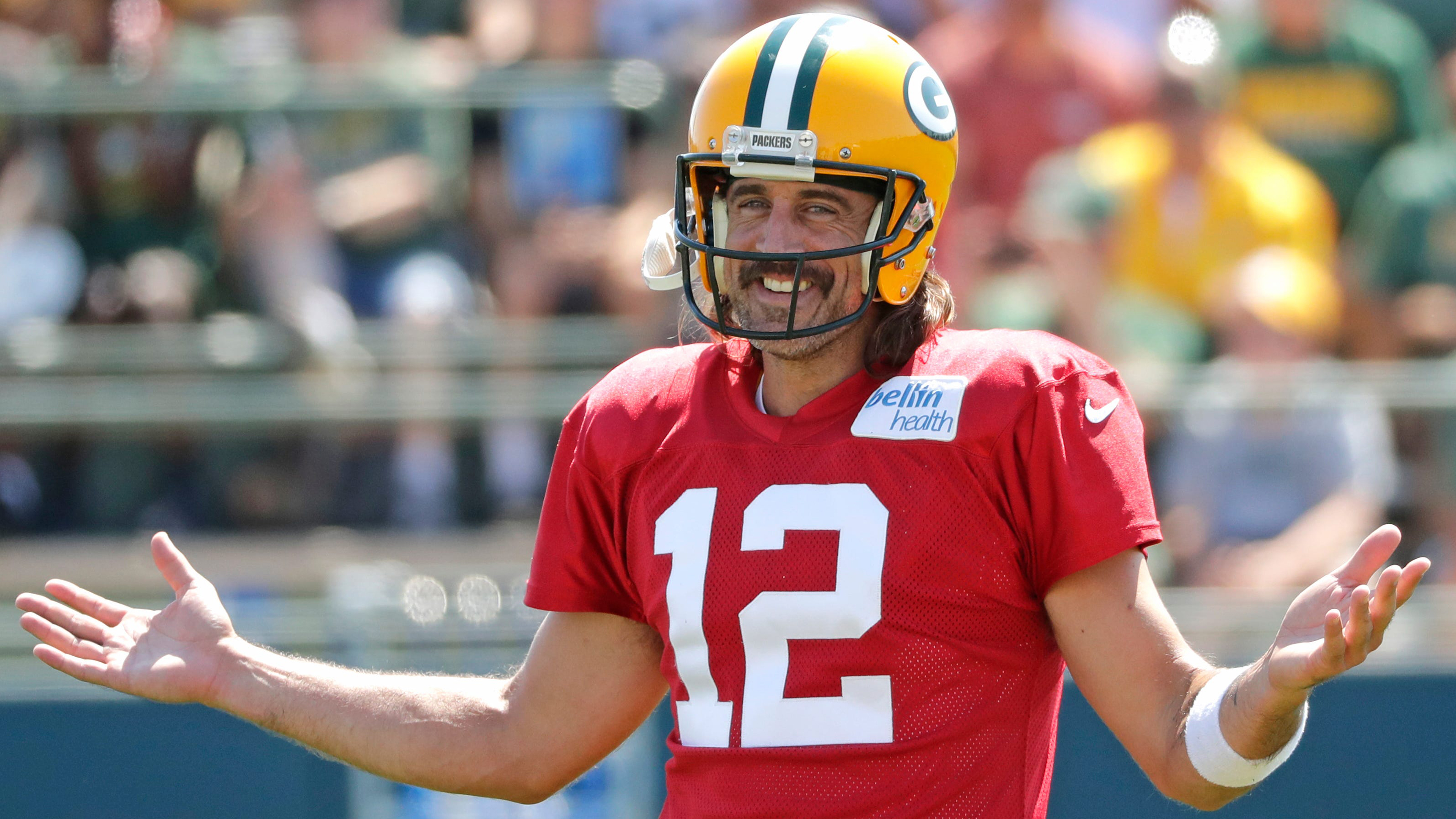 Packers use Aaron Rodgers' psychedelic ayahuasca touchdown celebration