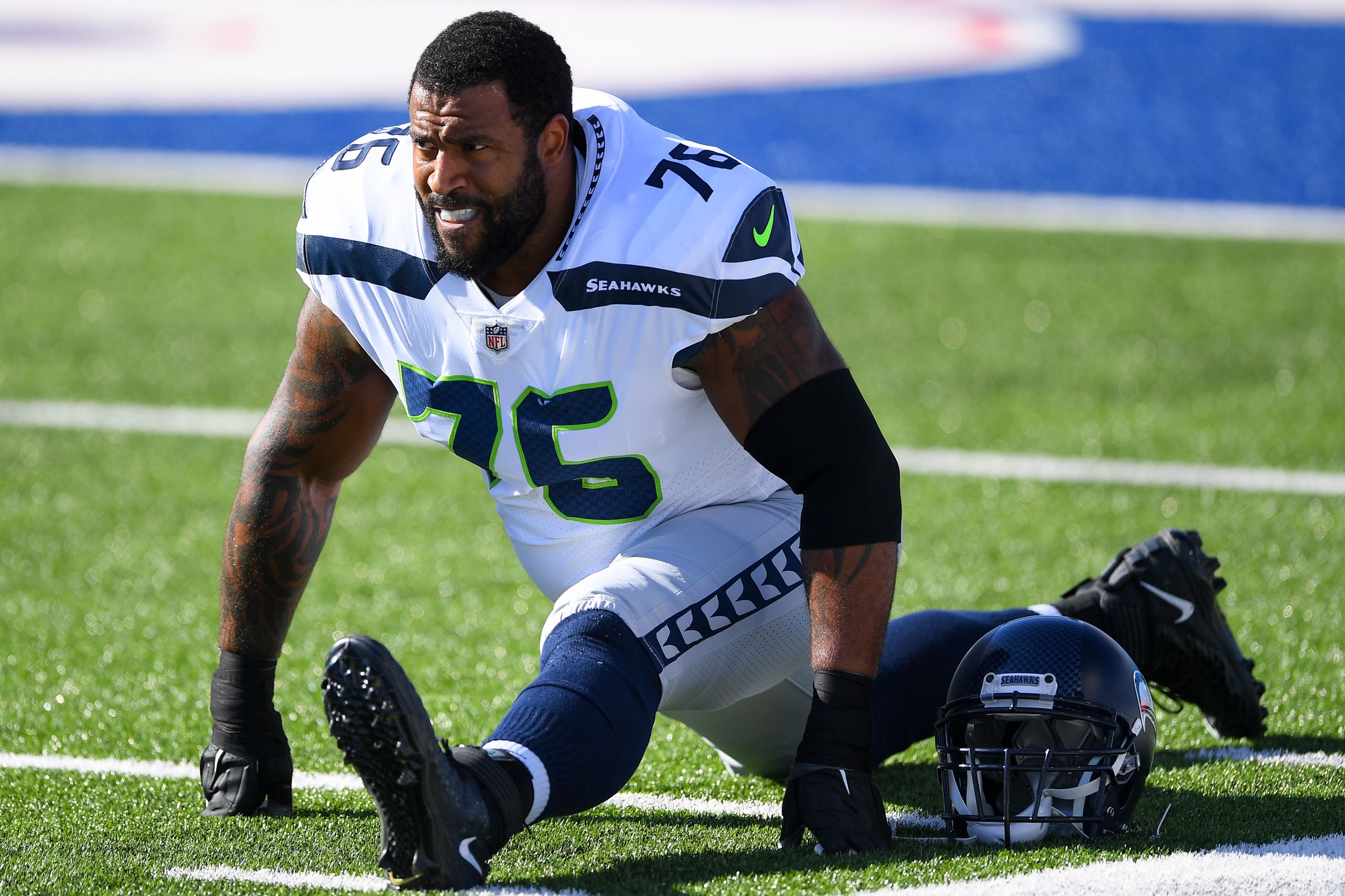 OT Duane Brown Visiting Jets