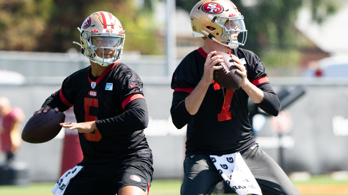 How did Trey Lance, 49ers' other QBs fare on Day 1 of camp? - InForum