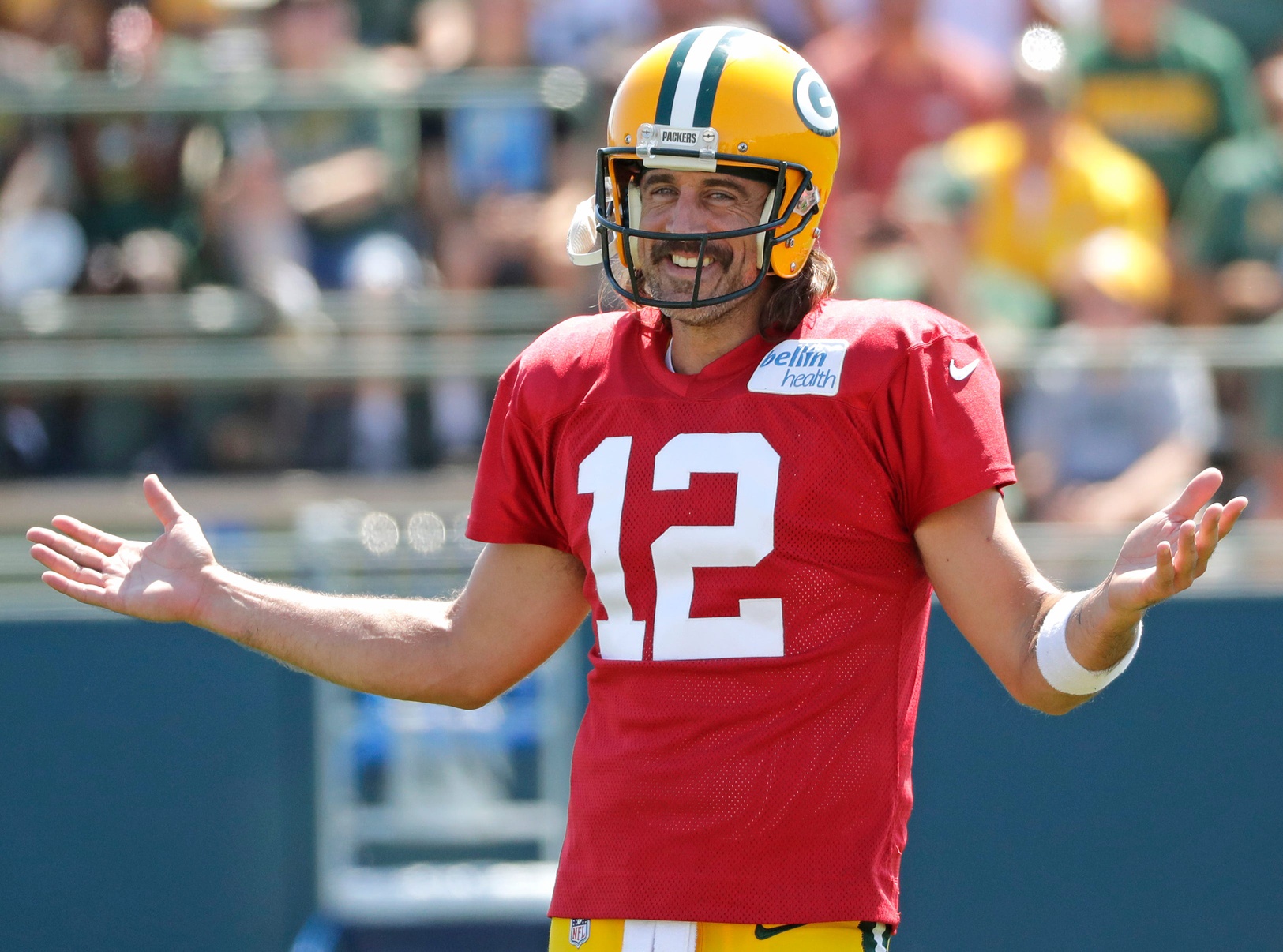 Green Bay Packers quarterback Danny Etling (19) throws a pass during an NFL  pre-season football game against the Kansas City Chiefs Thursday, Aug. 25,  2022, in Kansas City, Mo. (AP Photo/Peter Aiken