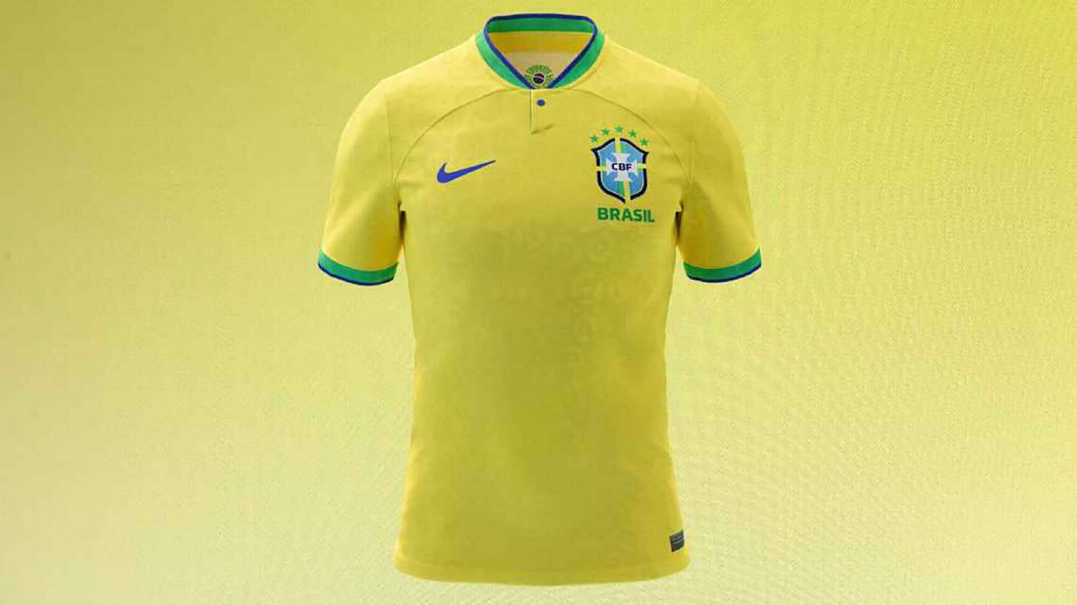 brazil football shirt qatar 2022