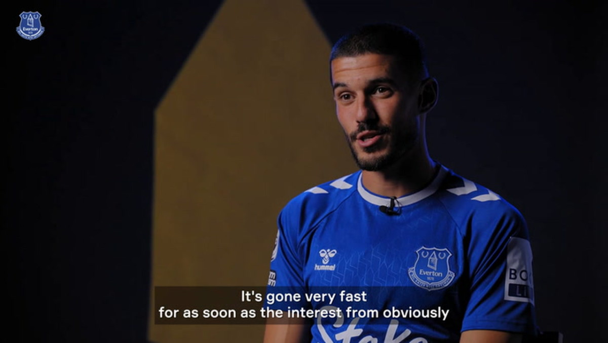 Conor Coady's first interview at Everton - Soccer - OneFootball on ...