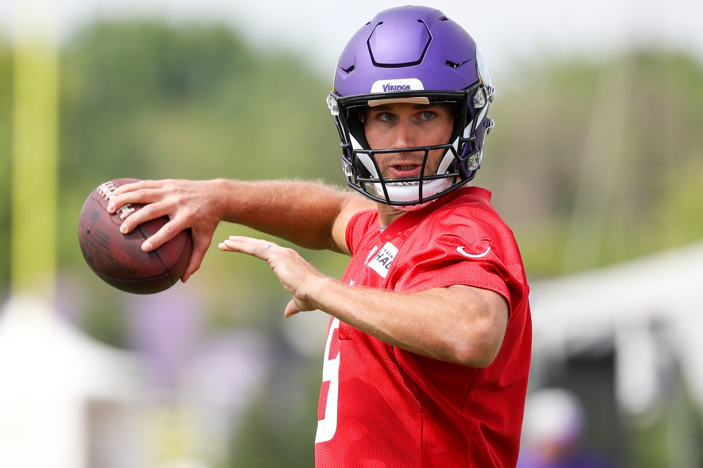 Kirk Cousins is at peace at Vikings camp, letting his inner goofball out