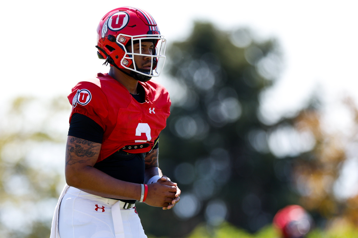 Ja'Quinden Jackson, Utah Utes Fall Camp.