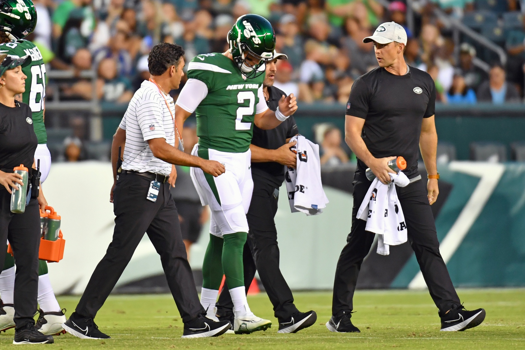 New York Jets quarterback Zach Wilson absent as training camp begins -  Sports Illustrated New York Jets News, Analysis and More