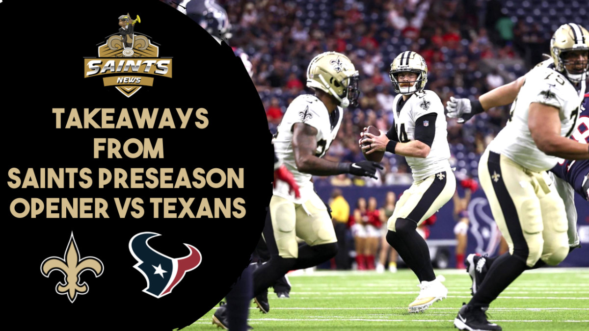 Preseason Week 1: New Orleans Saints vs. Houston Texans - Battle