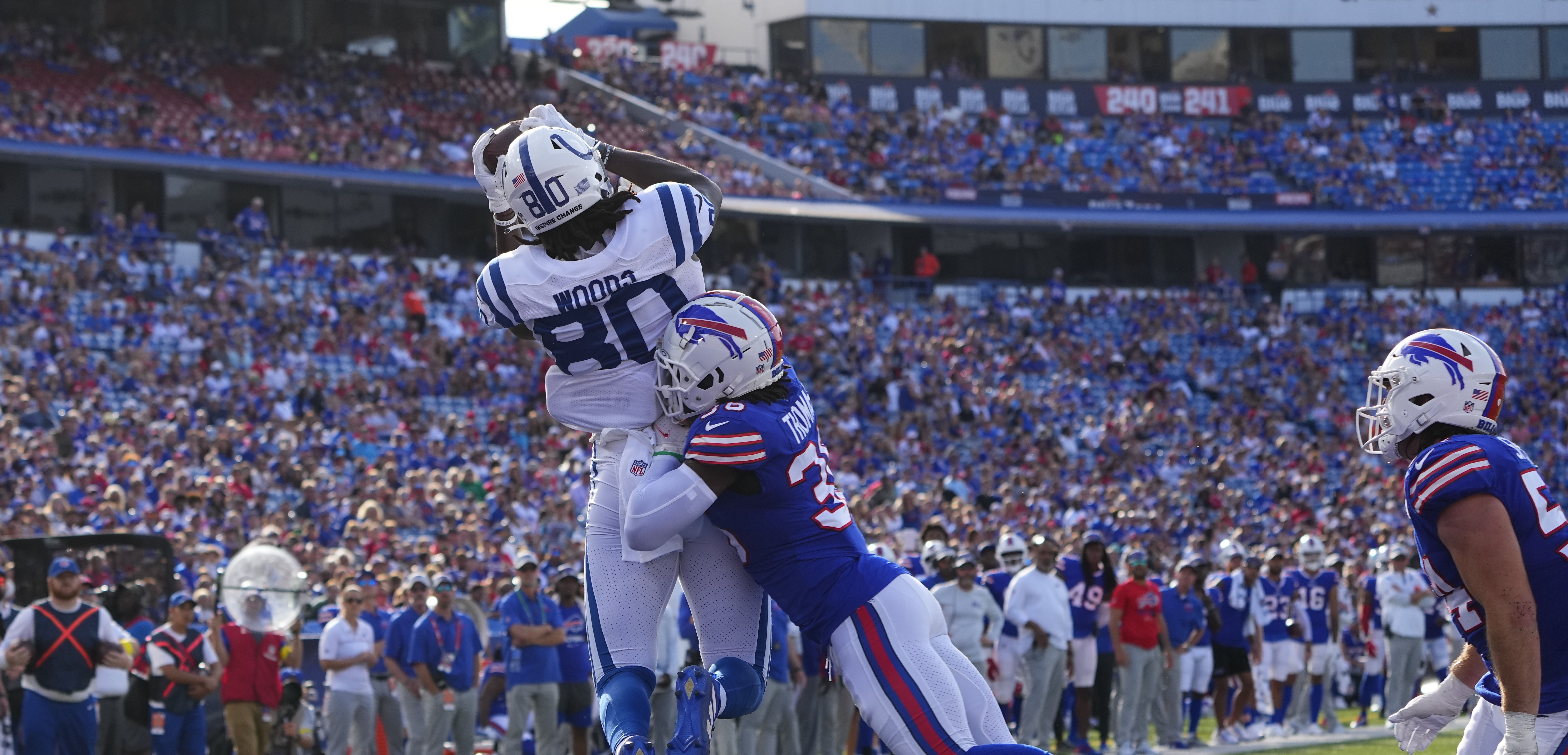 Jelani Woods Catches What Colts Hope Is First Of Many Touchdowns In  Preseason Debut