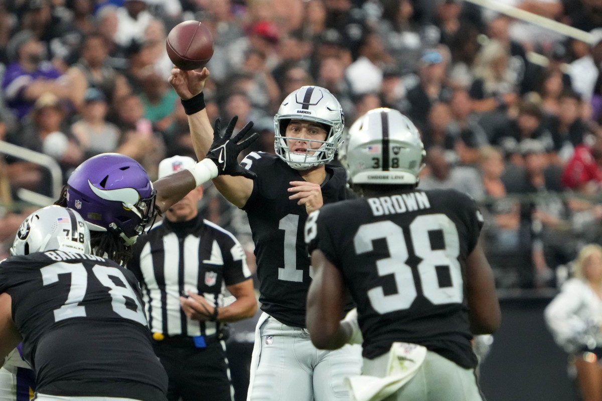 Raiders re-sign QB Chase Garbers after releasing him six days ago - BVM  Sports