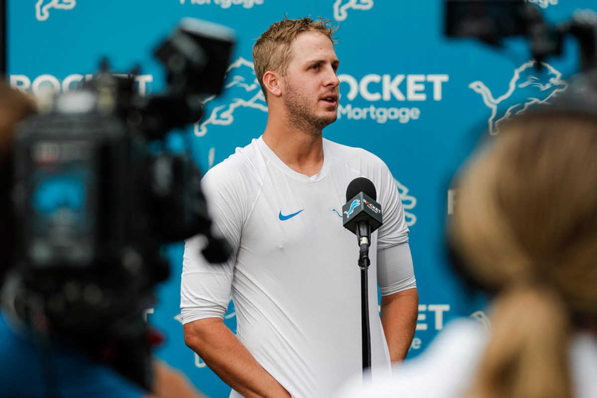 Detroit Lions quarterback Jared Goff