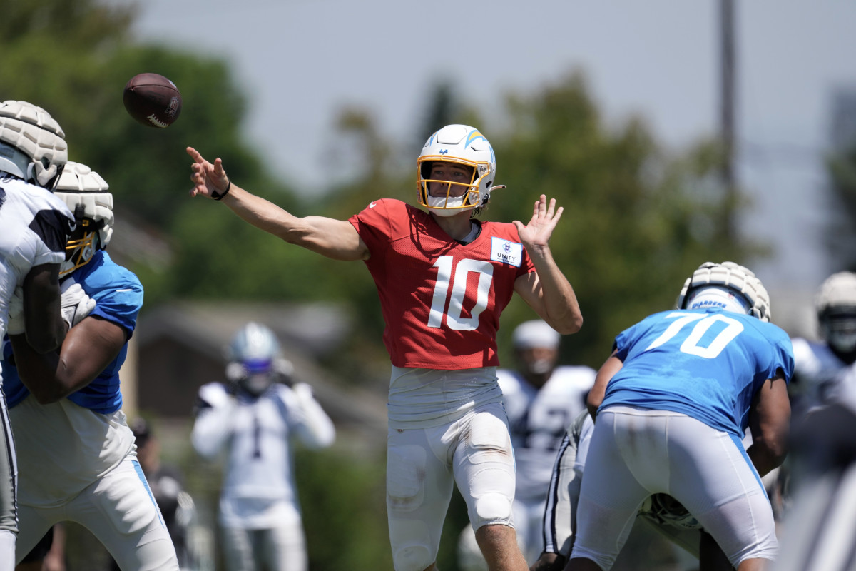 Camp battles heat up during Chargers' joint practice with Cowboys – Orange  County Register