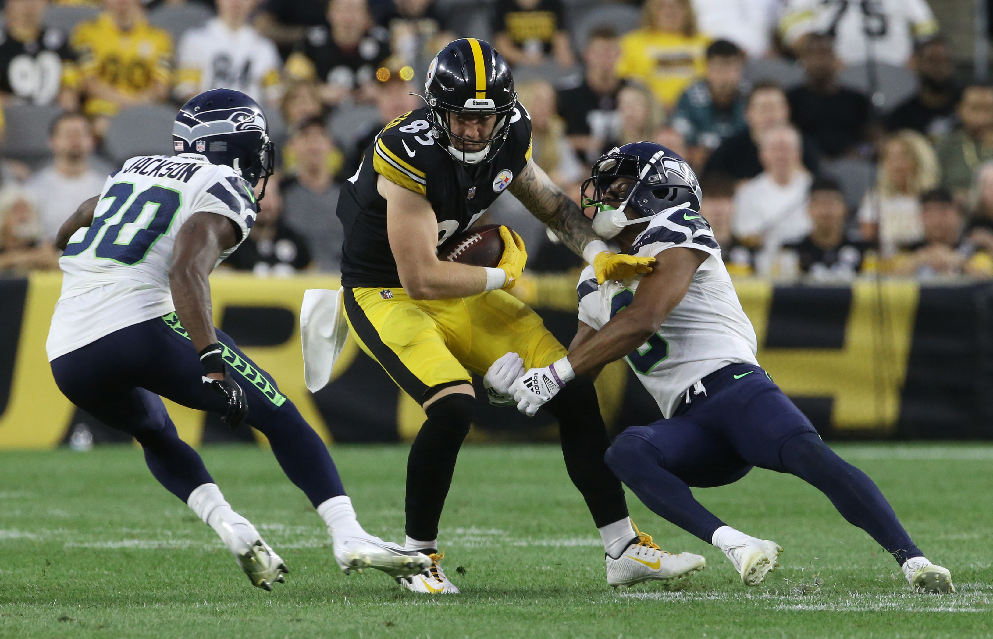 Watch: Coby Bryant, Desmond Ridder Meet Up After Falcons 27-23 Win