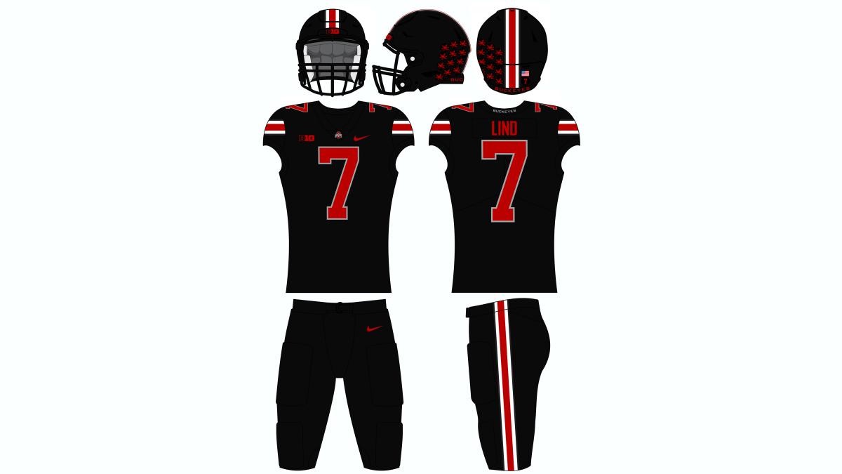 Week 4's top college football uniforms: Ohio State Buckeyes among teams  sporting all black - ABC11 Raleigh-Durham