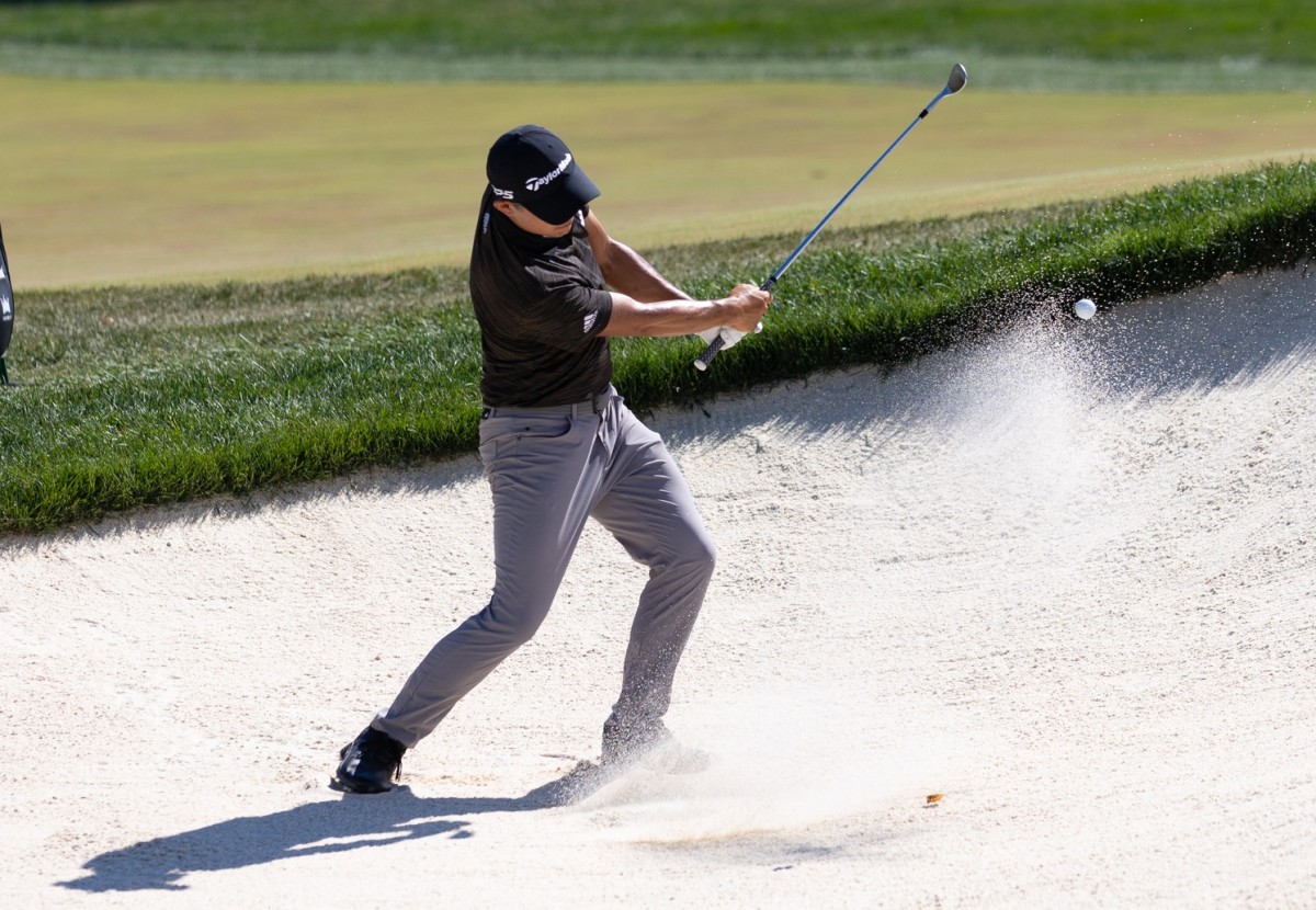 Collin Morikawa. Photo by Bill Streicher, USA TODAY Sports