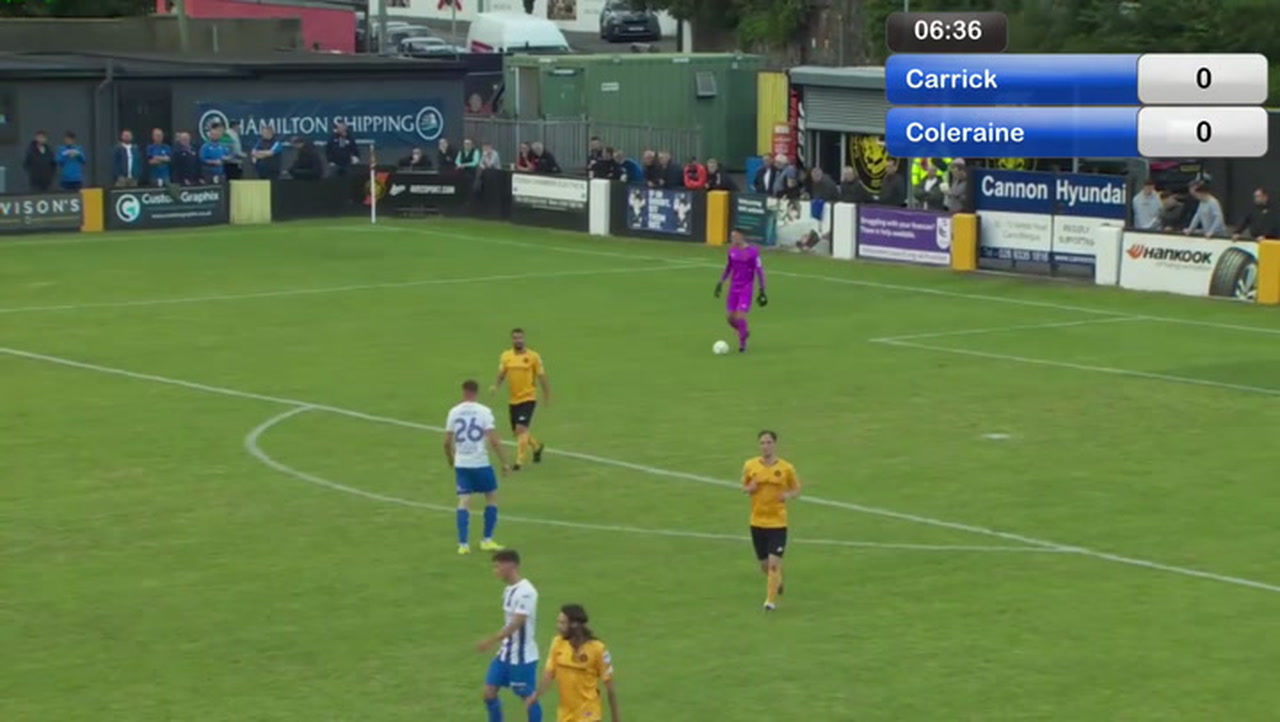 Northern Ireland Premiership: Carrick Rangers 2-4 Coleraine - Soccer ...