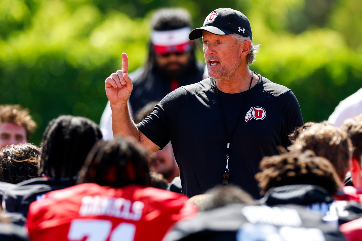 Kyle Whittingham, Utah Utes Fall Camp.