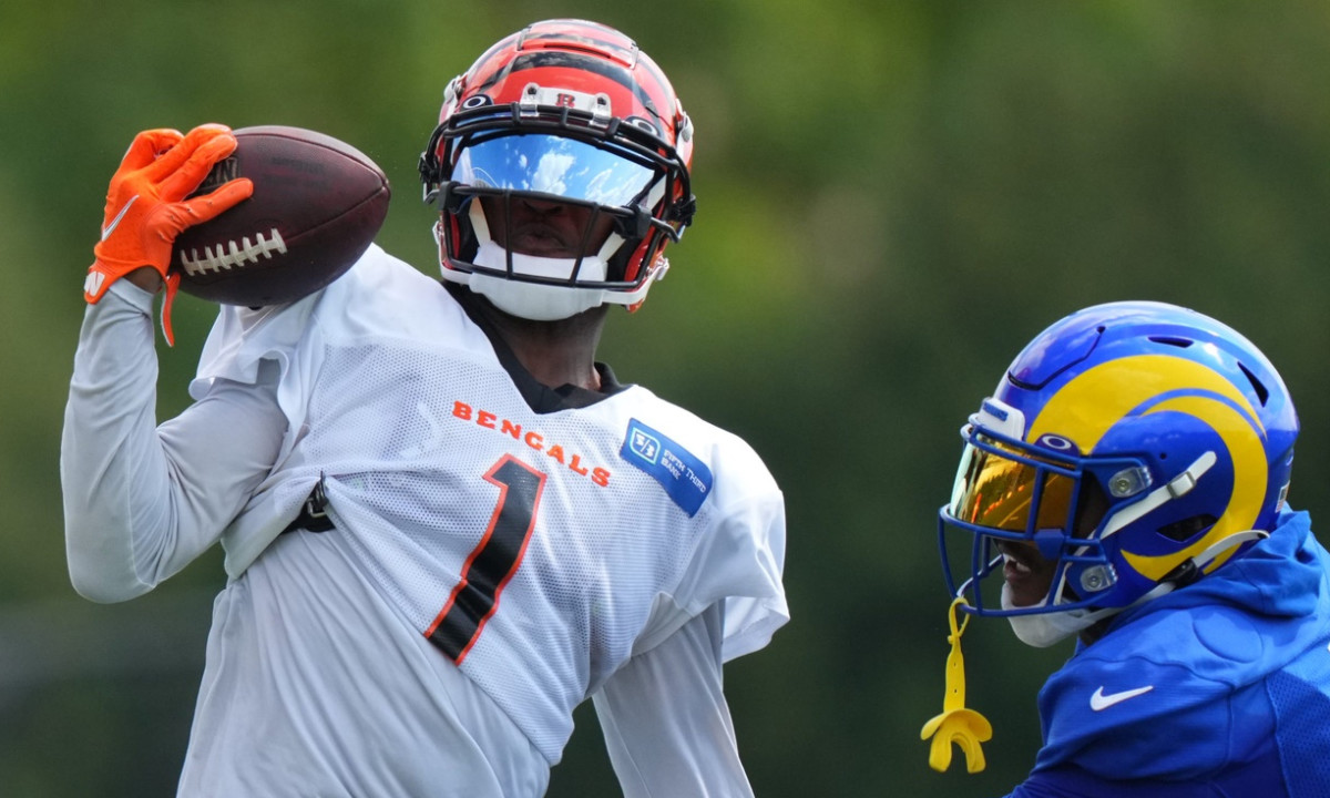 La'el Collins vs Leonard Floyd scuffle ends Bengals vs Rams practice -  Cincy Jungle