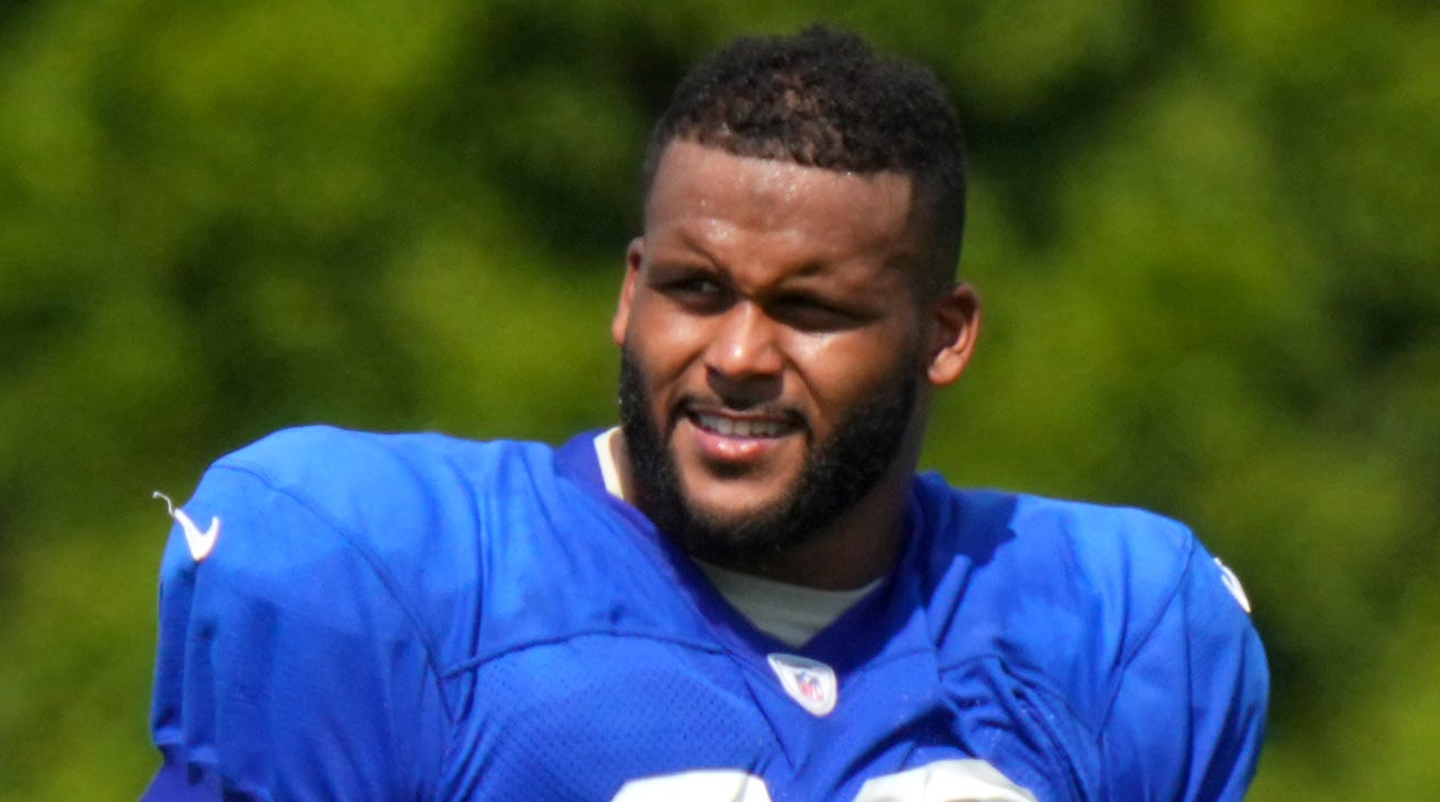 Aaron Donald Seen Swinging Bengals Player's Helmet In Joint Practice Brawl