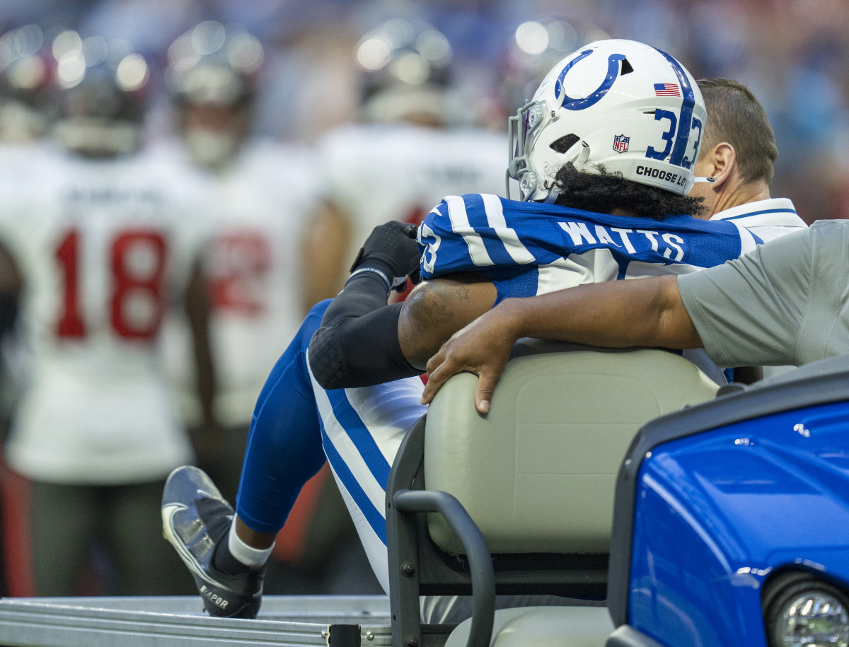 Colts Lose Safety, Special Teamer for Season