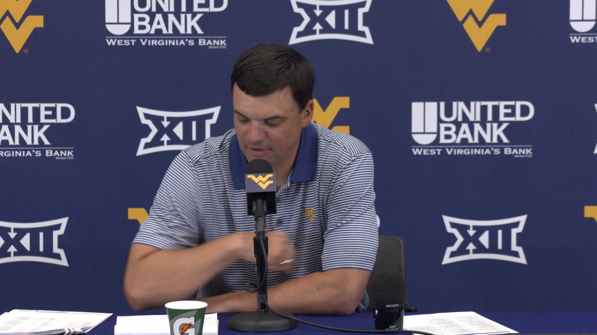 WATCH Neal Brown Previews Pitt Sports Illustrated West Virginia
