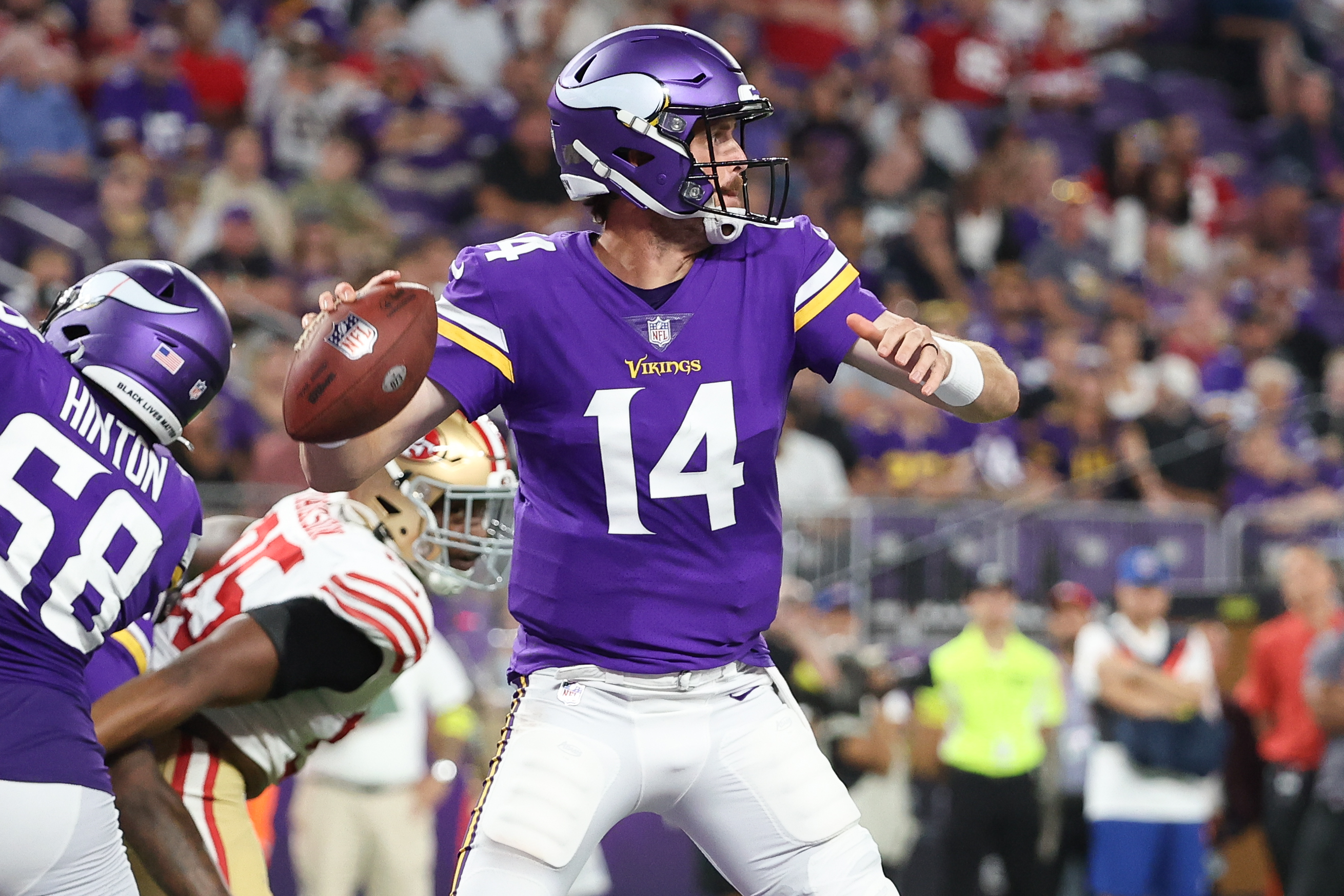 Vikings release Sean Mannion, leaving Nick Mullens as lone backup QB ...