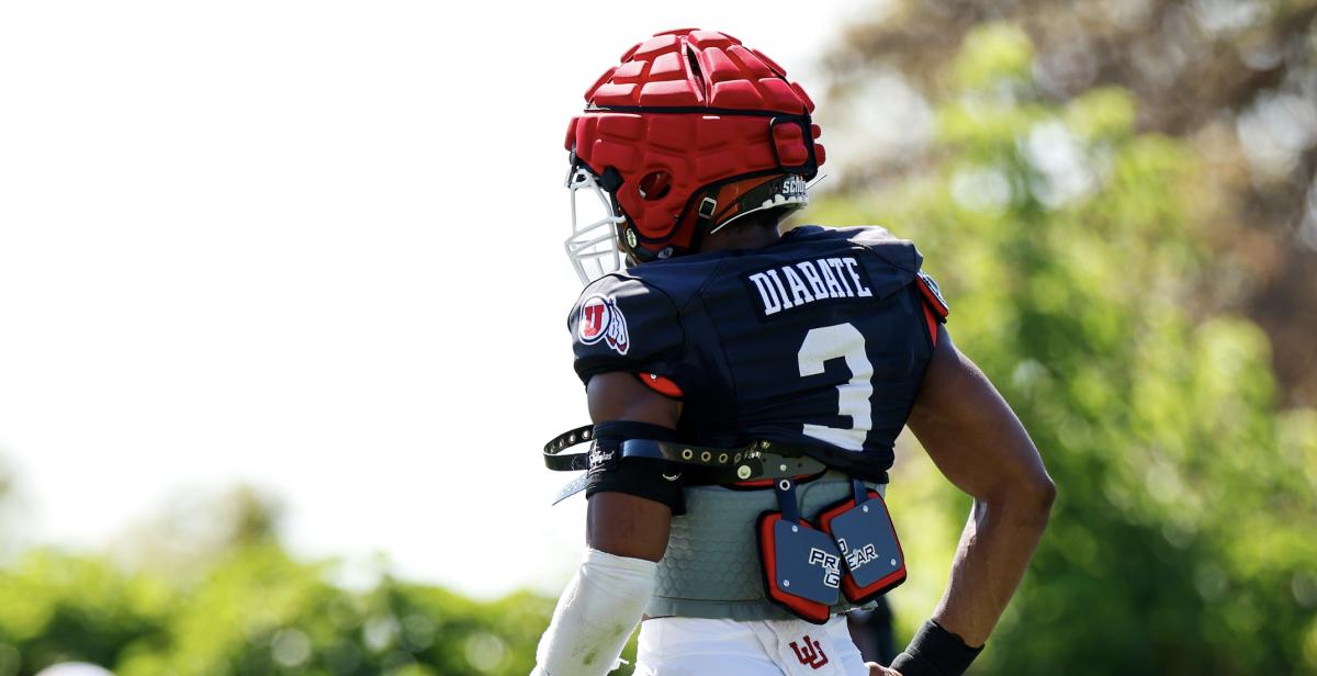 Mohamoud Diabate, Utah Utes Fall Camp.