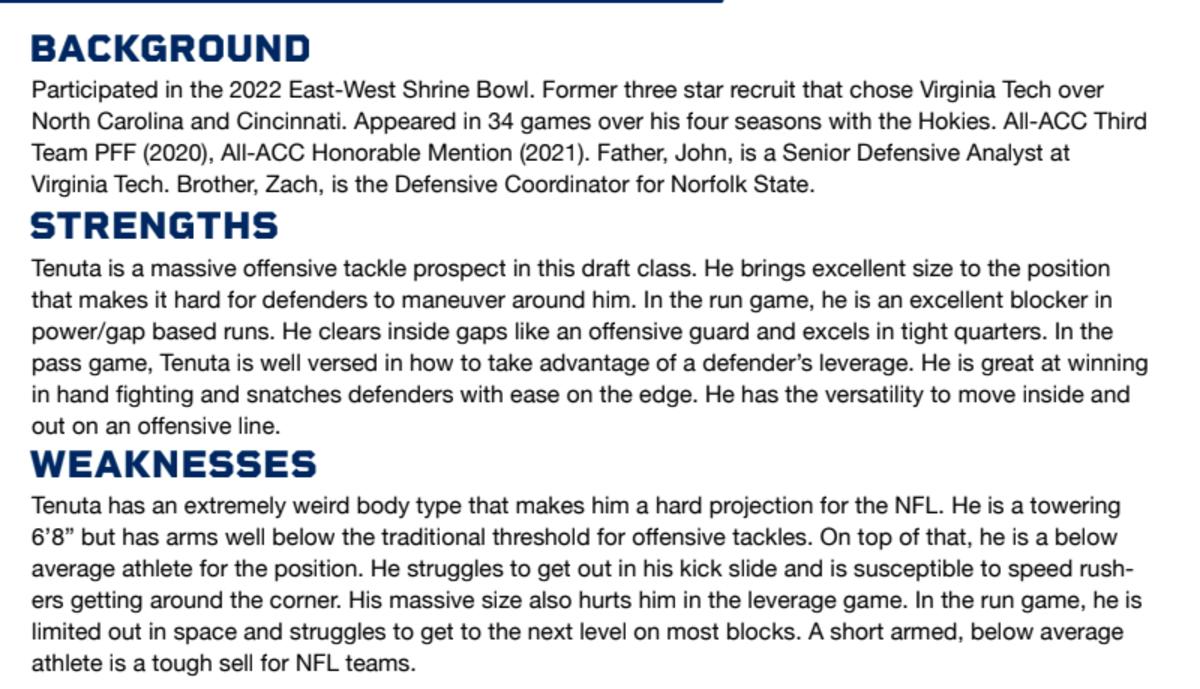 Film Room: Colts' Claim Rookie OT Luke Tenuta on Waivers - Sports  Illustrated Indianapolis Colts News, Analysis and More