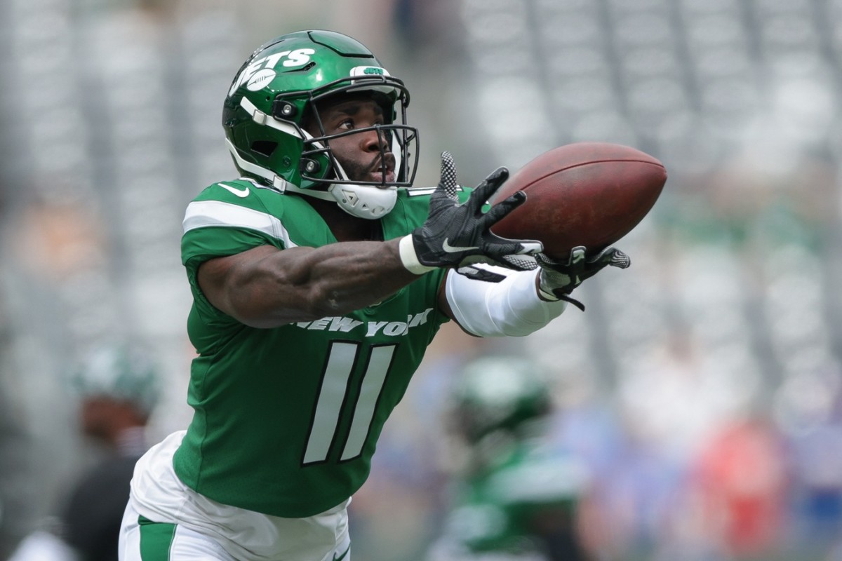 New York Jets WR Denzel Mims makes catch in preseason