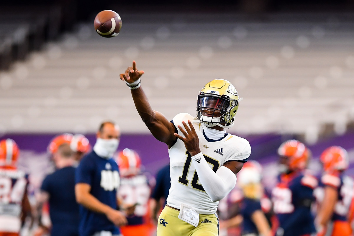 Georgia Tech Quarterback Jeff Sims