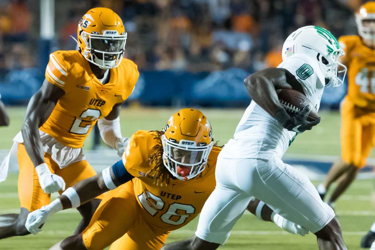 FB - North Texas mean Green, UTEP Miners