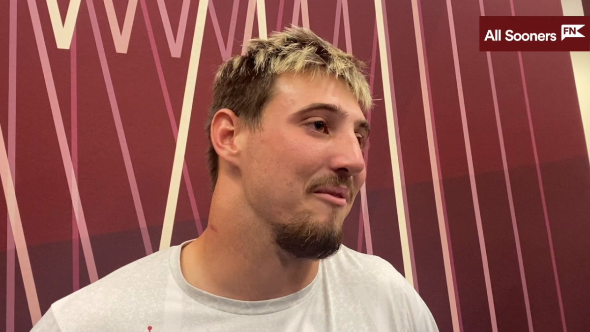 WATCH: Oklahoma Sooners LB Danny Stutsman's UTEP Postgame - Sports ...