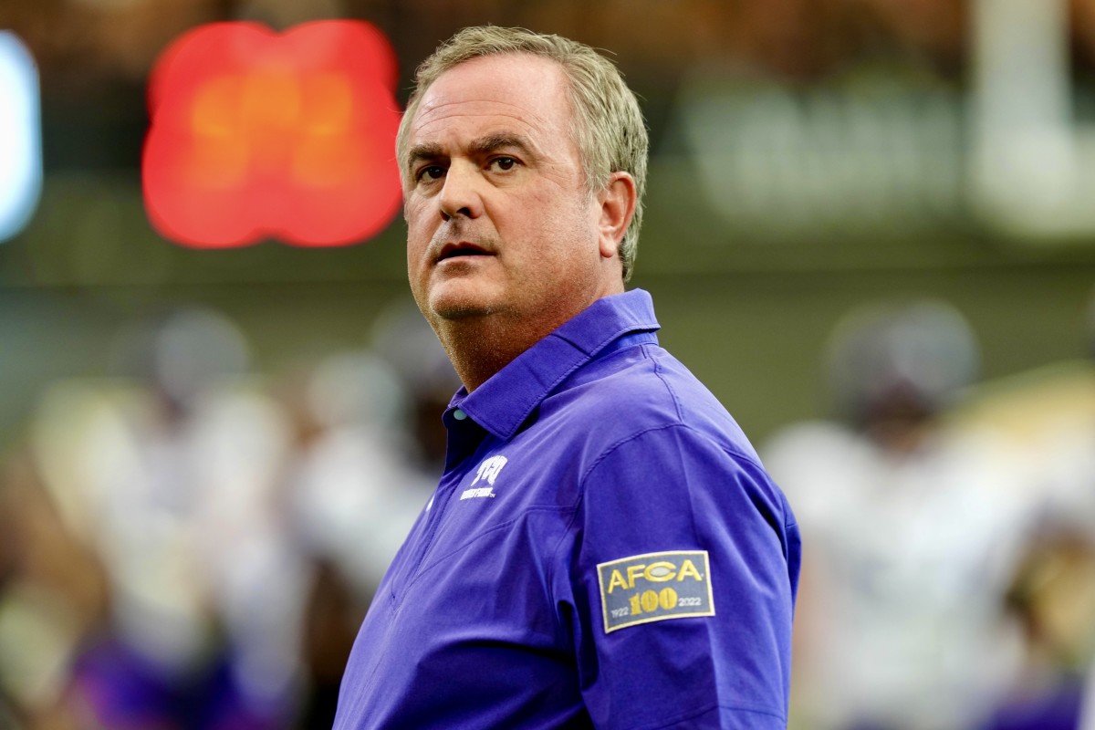 TCU coach Sonny Dykes