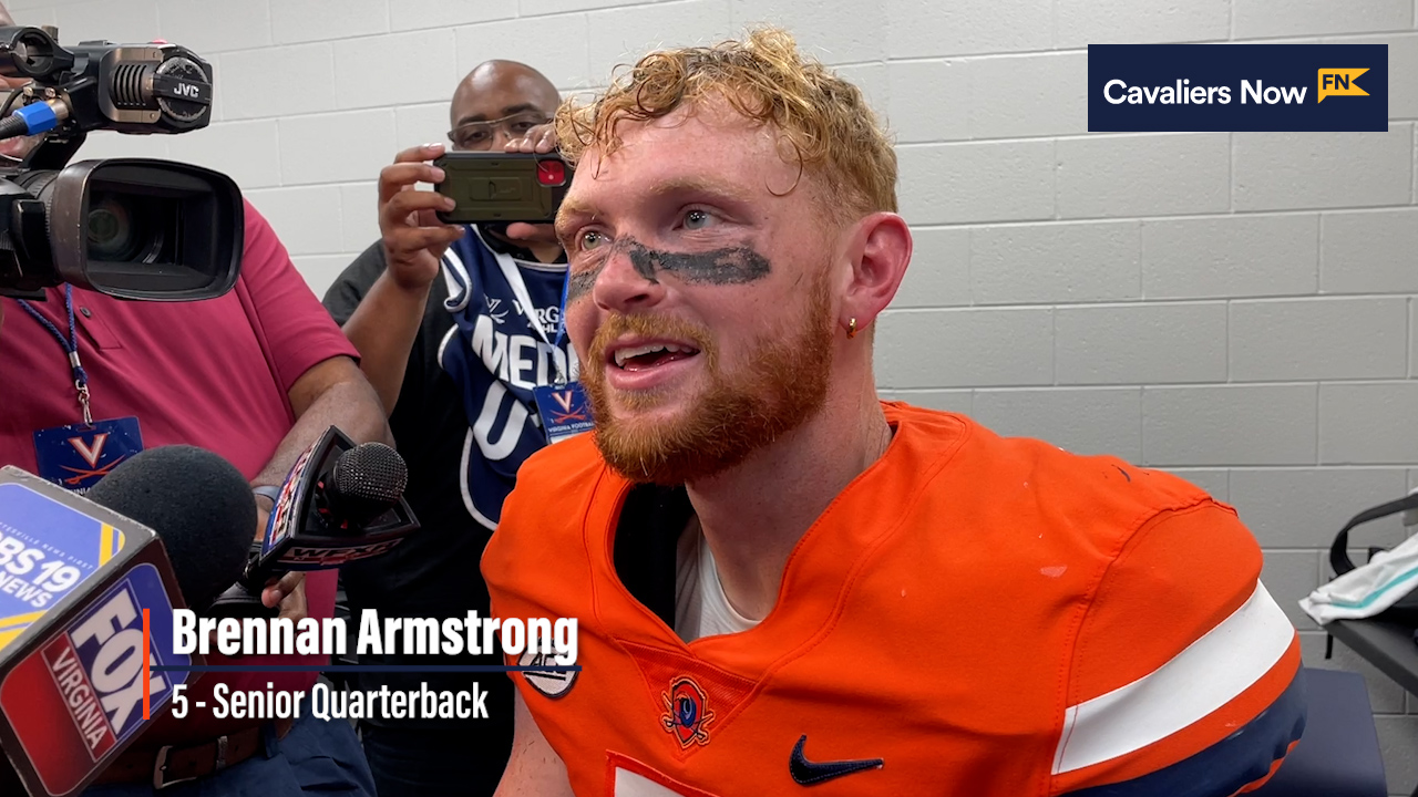 WATCH: Brennan Armstrong Reacts to Virginia's Win Over Richmond.