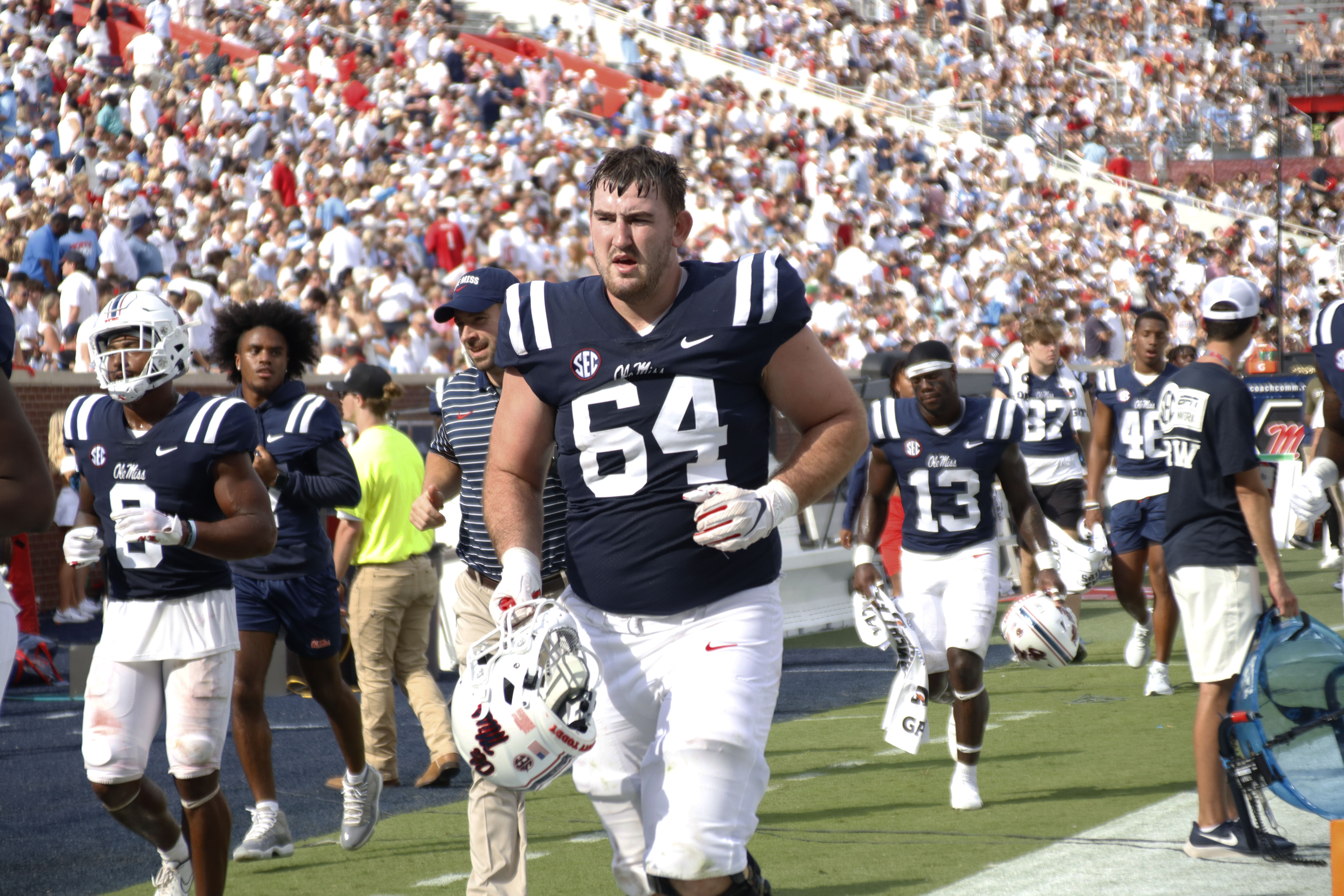 Ole Miss offensive lineman Nick Broeker to return for 2022 season - On3